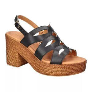 Bella Vita Pri-Italy Platform Sandals Navy Women's Size 9 NIB